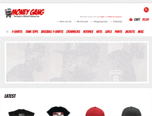 Tablet Screenshot of moneygangworldwide.com